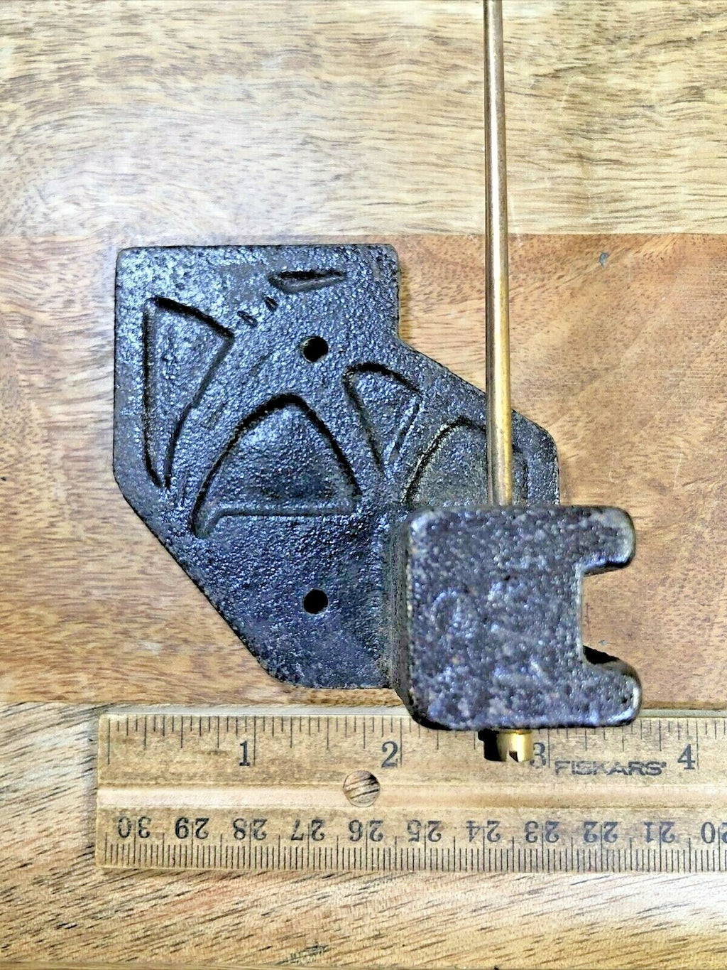 Old 2 Rod Clock Chime Bar 10 Inches Long      (LL5110)