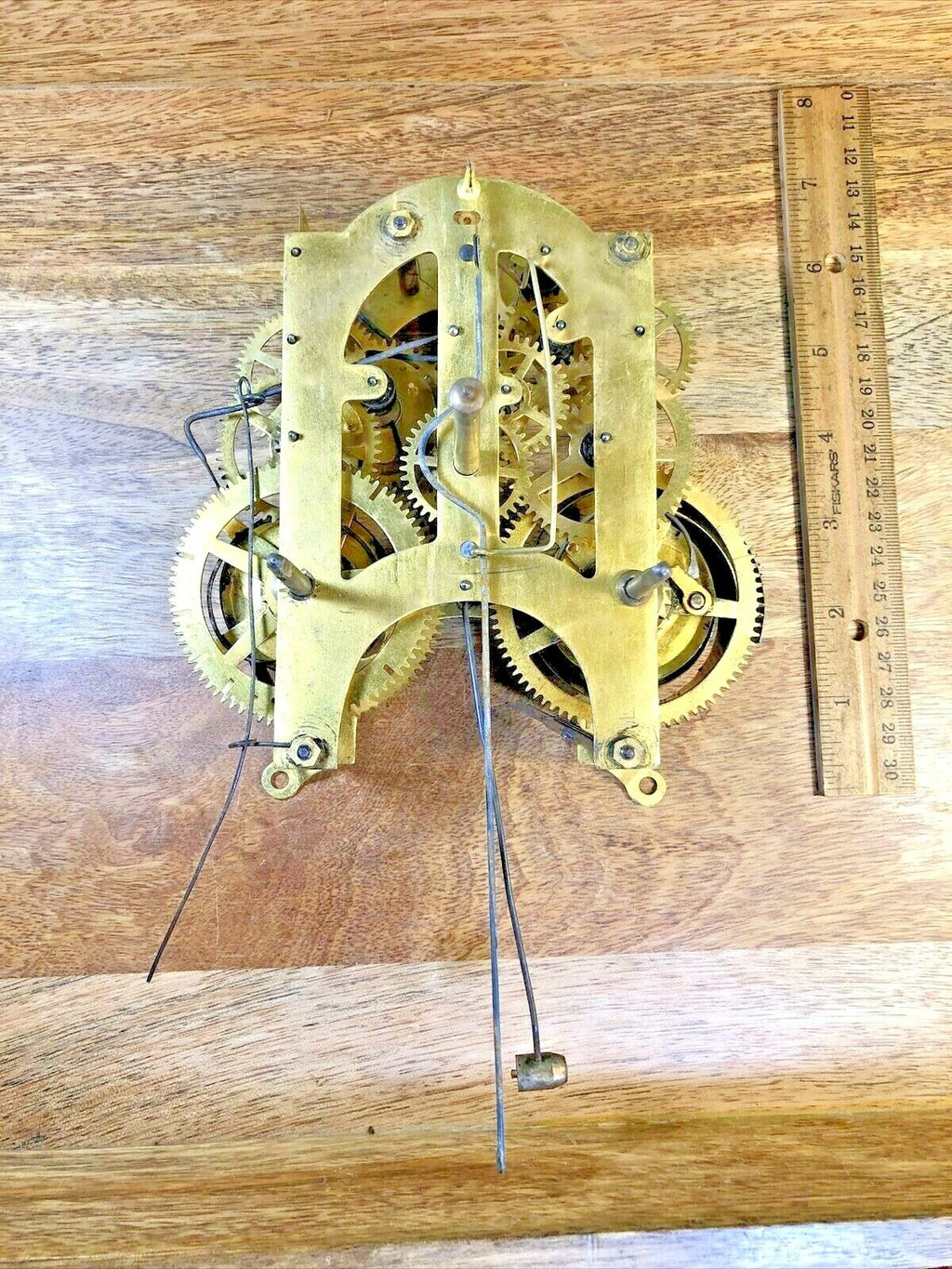 Made In Japan Clock Movement Time Side 4th Wheel (See Pics to ID Mvmt) (K6385)