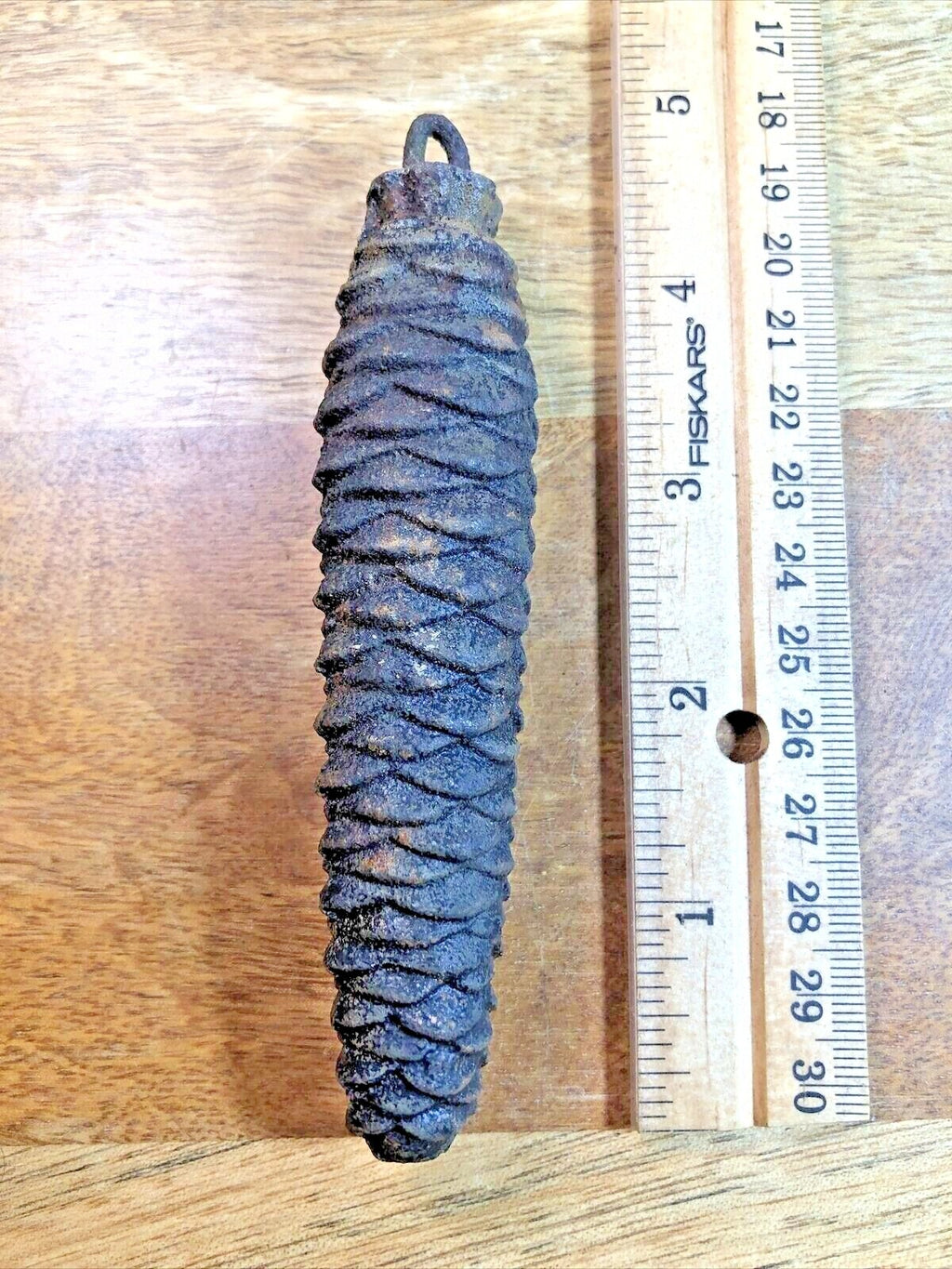 Old Cuckoo Clock Weight 260 grams or 9.2 oz German Black Forest (K7714)