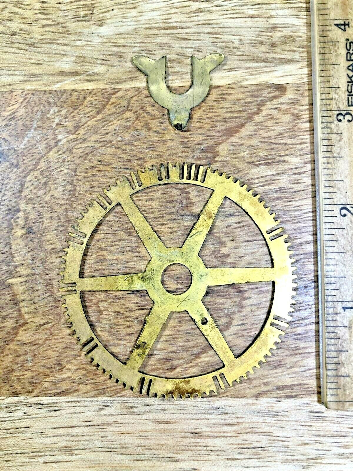 Waterbury 8 Day Clock Movement (Stamped 10 in) Count Wheel    (K5663)