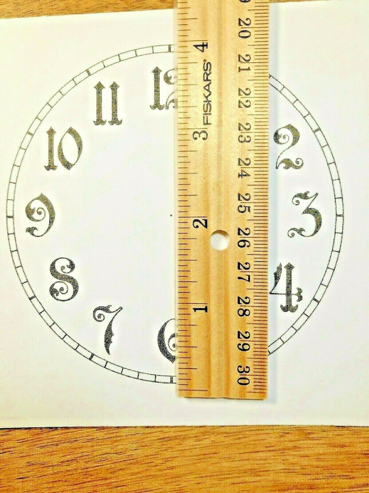 4" Paper Clock Dial, Arabic            (Lot 202)