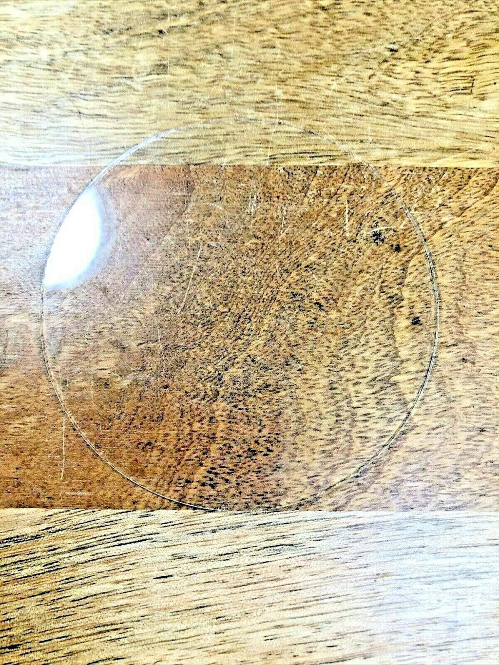 3.86 Inch or 97.98mm Diameter Flat Clock Glass (K6116)