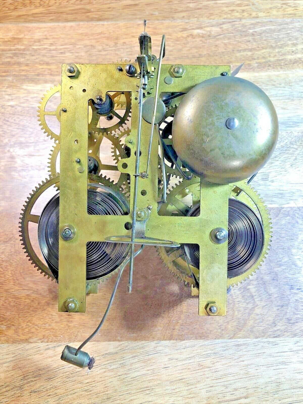 Antique Sessions Clock Pendulum Rod And Spring (See Pics To ID Movement) (K7628)