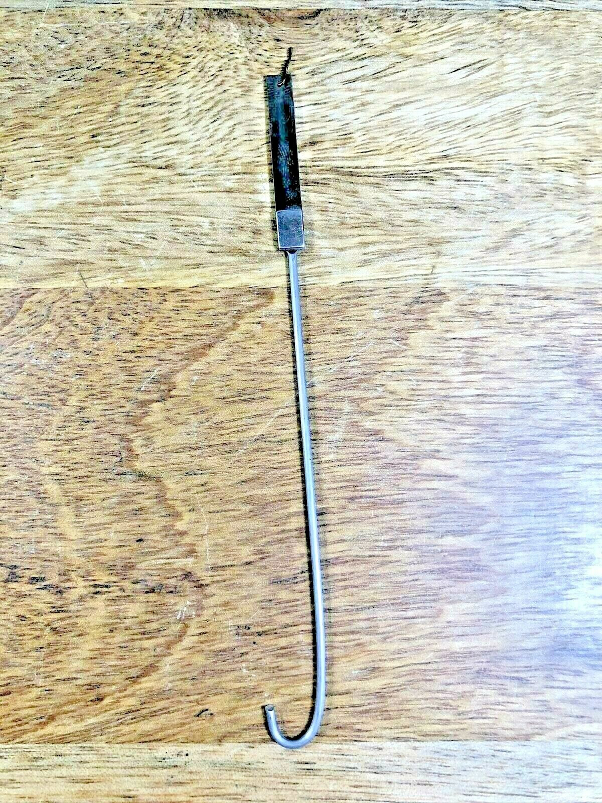 Sessions Clock Movement Pendulum Rod and Spring (Stamped E on Back) (K5591)