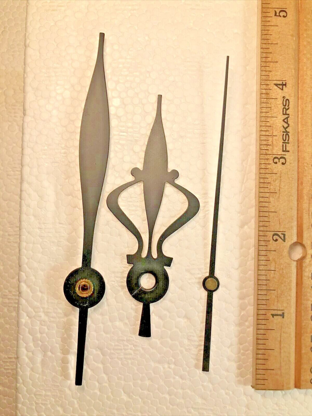 Quartz Clock Hands Set 4 3/4 Inch Minute Hand (See Desc For Arbor Size)  (K7588)