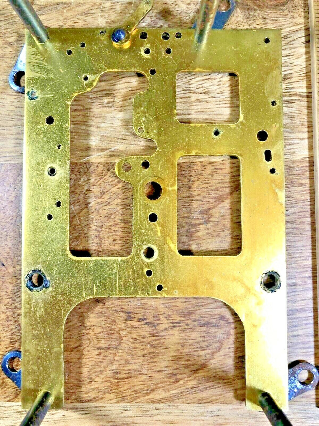 Gilbert Clock Movement (Stamped 23) Front Plate (Pivot Holes Look Good)(K5638)