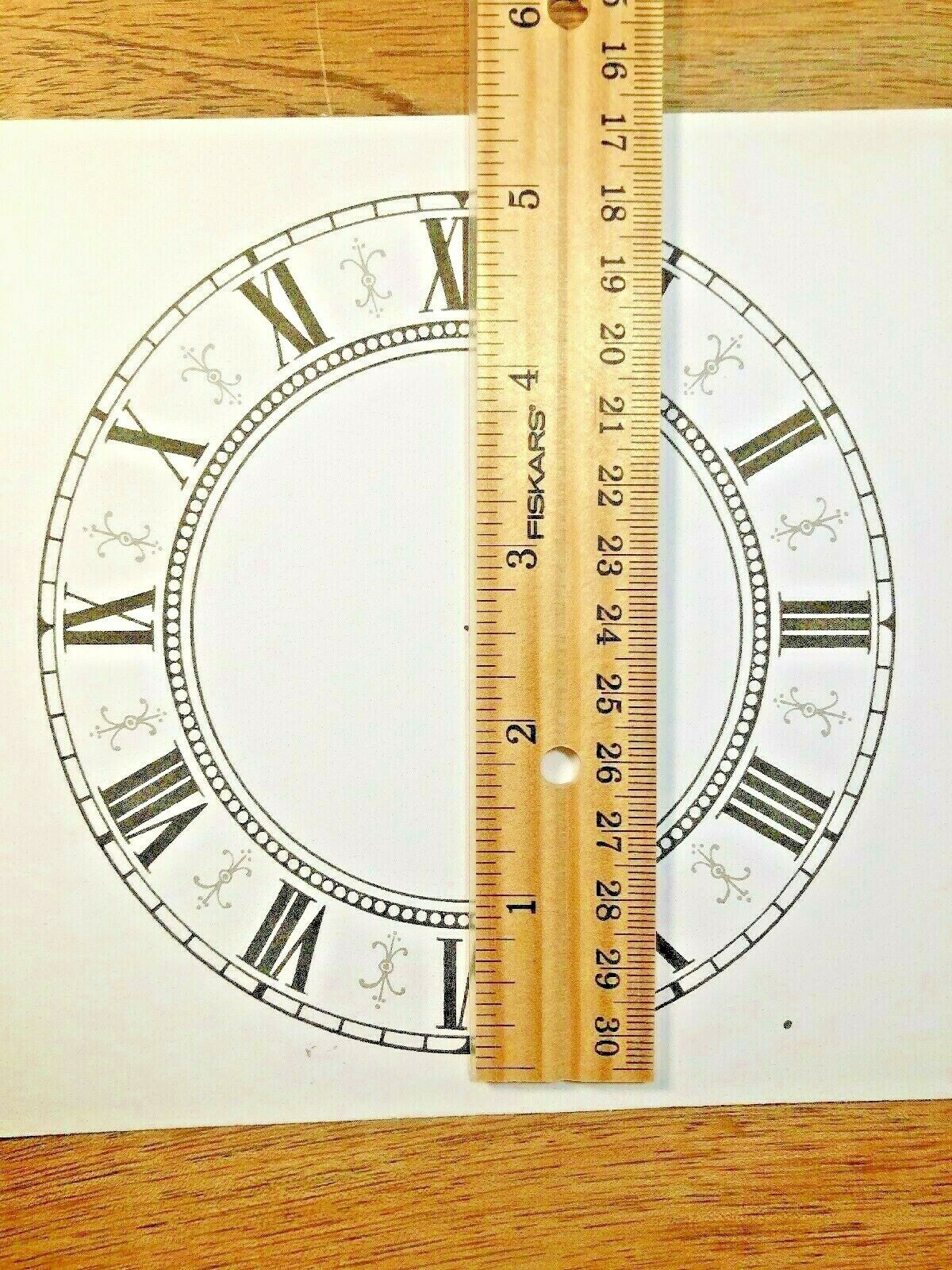 5" Paper Clock Dial, Roman Numeral           (Lot 196)