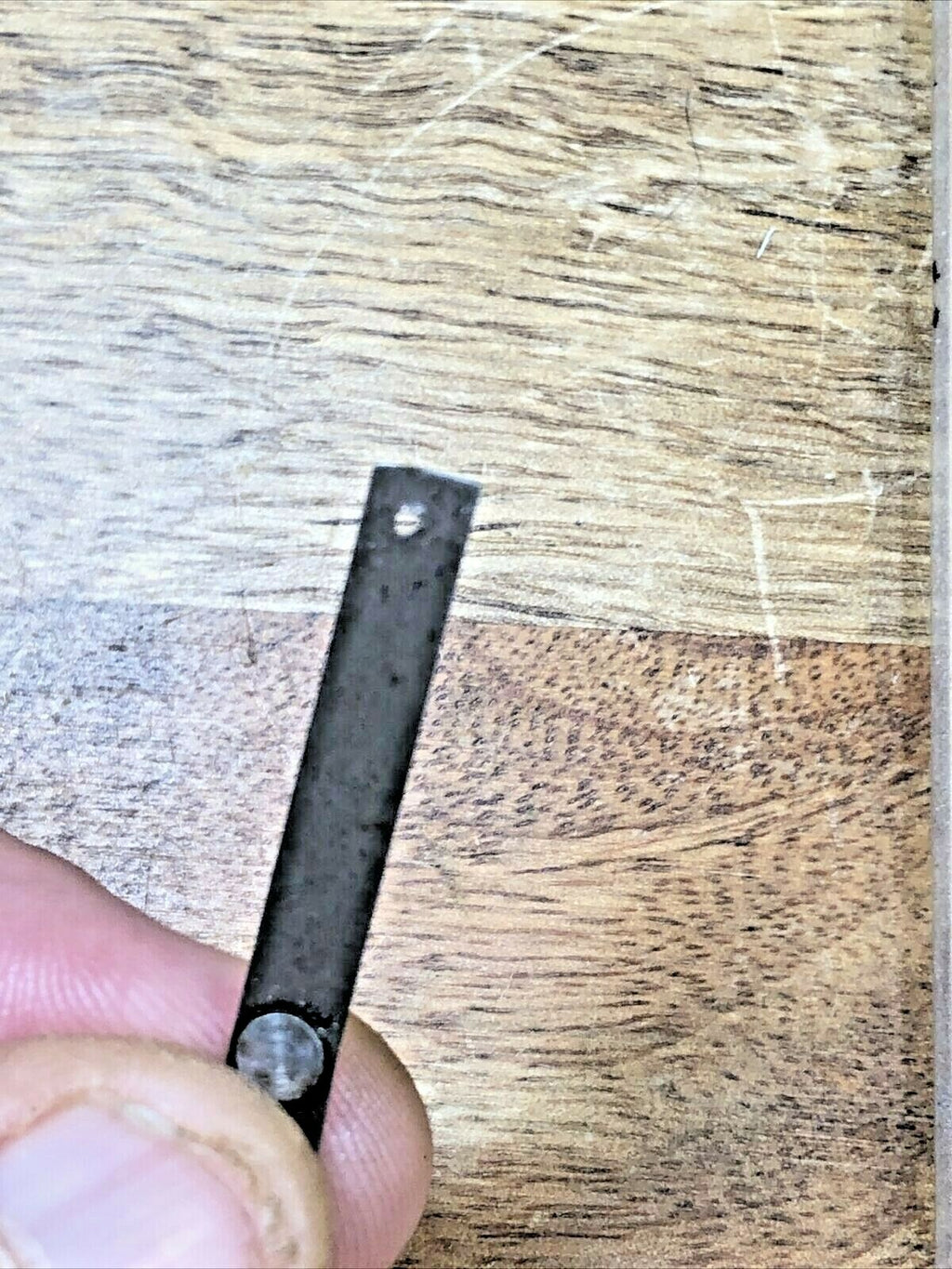 Old 3 3/8 Inch Clock Pendulum Rod and Spring (K6943)