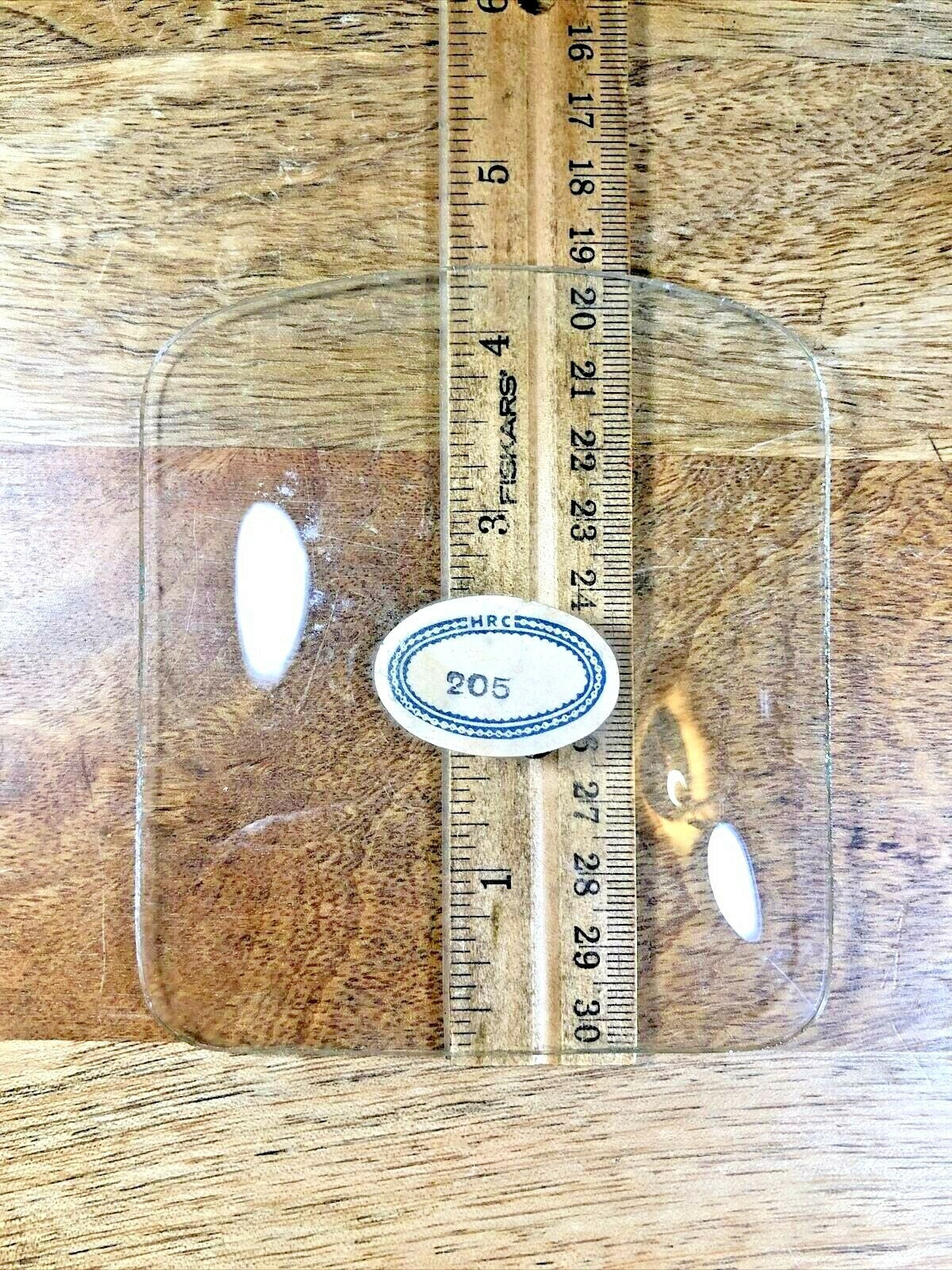 Irregular Shaped Convex Clock Glass (Stamped HRC 205) (K6243)