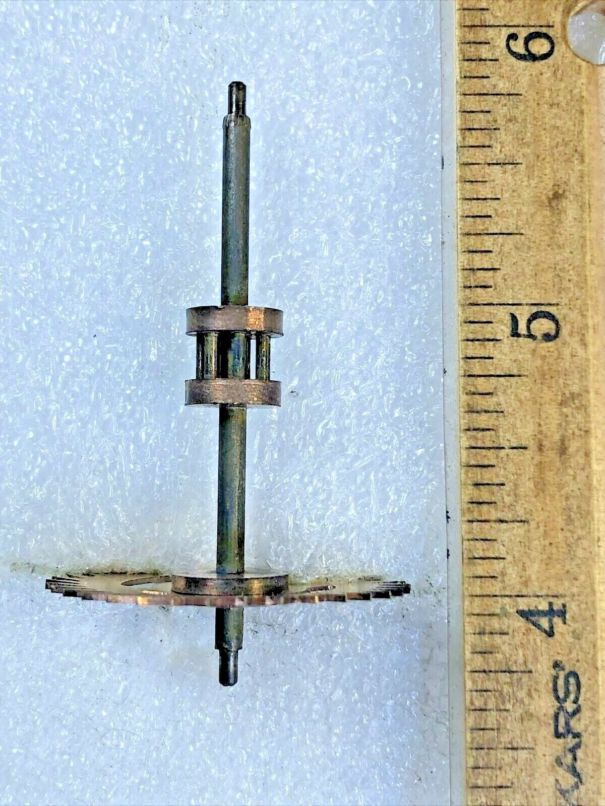 Unknown Clock Mvmt Escape Wheel (52.45mm Long, 1.65mm Pivot, 31mm Dia.)  (K6576)