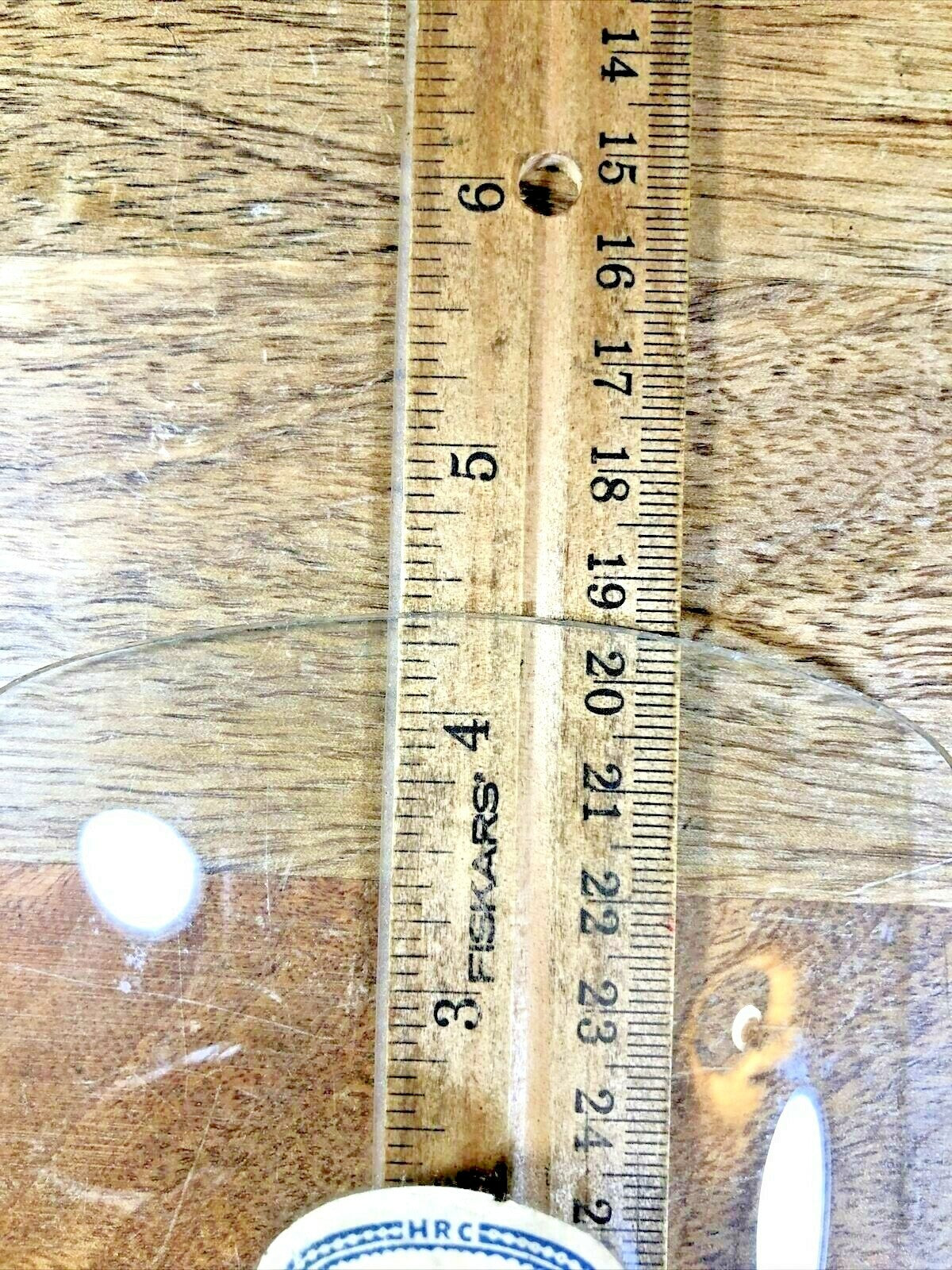 Irregular Shaped Convex Clock Glass (Stamped HRC 205) (K6243)