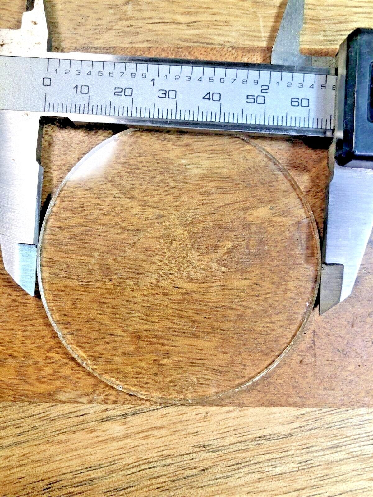 2.58 Inch Or 65.49mm Diameter Flat Clock Glass (K7181)