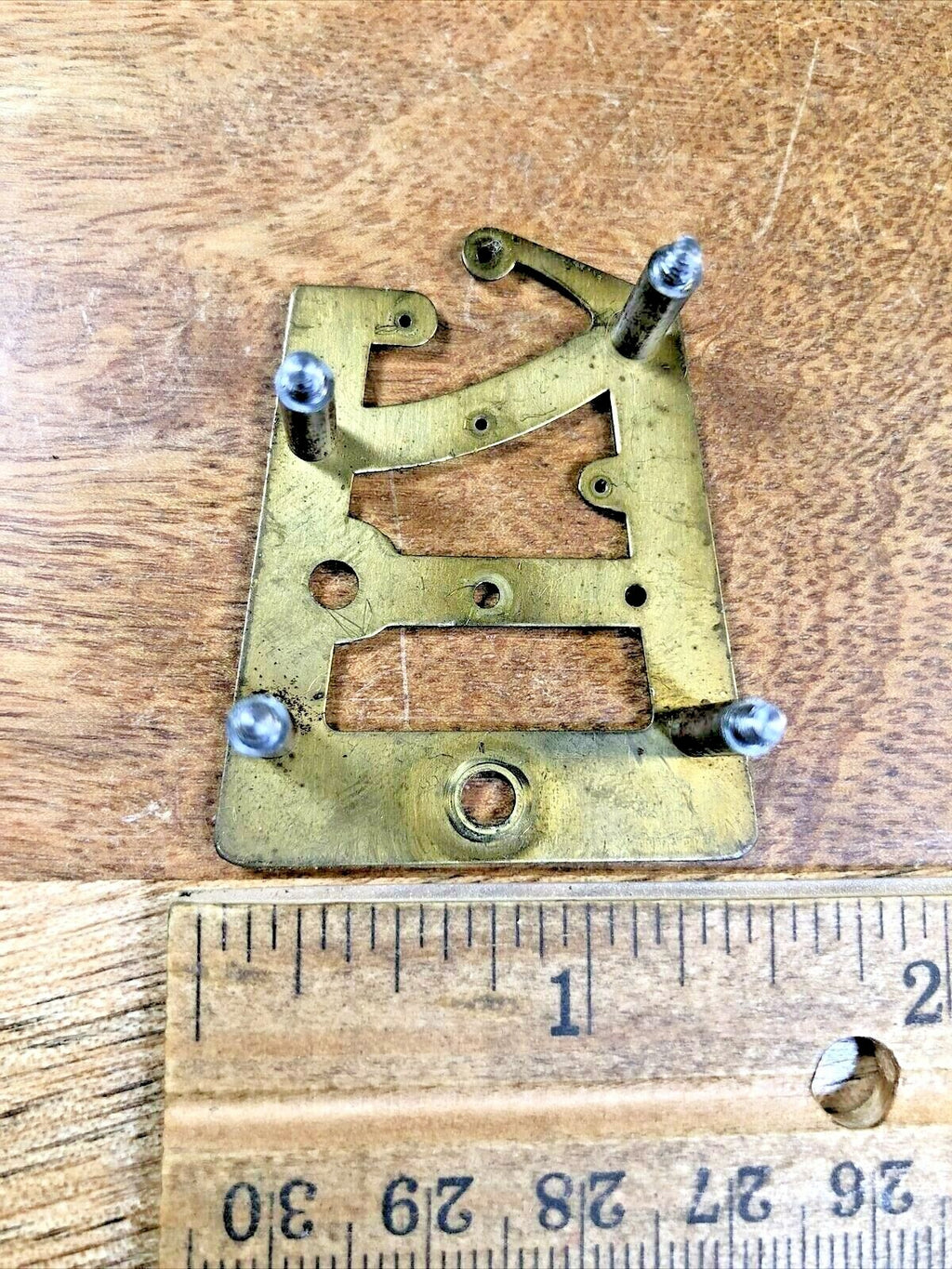 Small Hauser Novelty Clock Movement Back Pallet (Pivot Holes Look Good) (K6494)