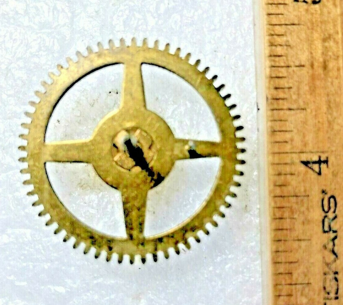 Old Kienzle Clock Movement Chime Side 4th Wheel  (See Pics To ID Mvmt) (KD3674)