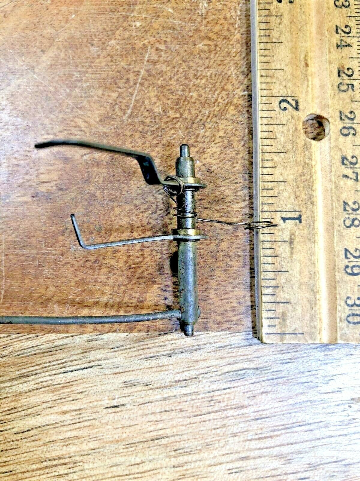 Old Sessions Clock Movement Count Wheel Lever (See Pics To ID Mvmt)   (K6569)