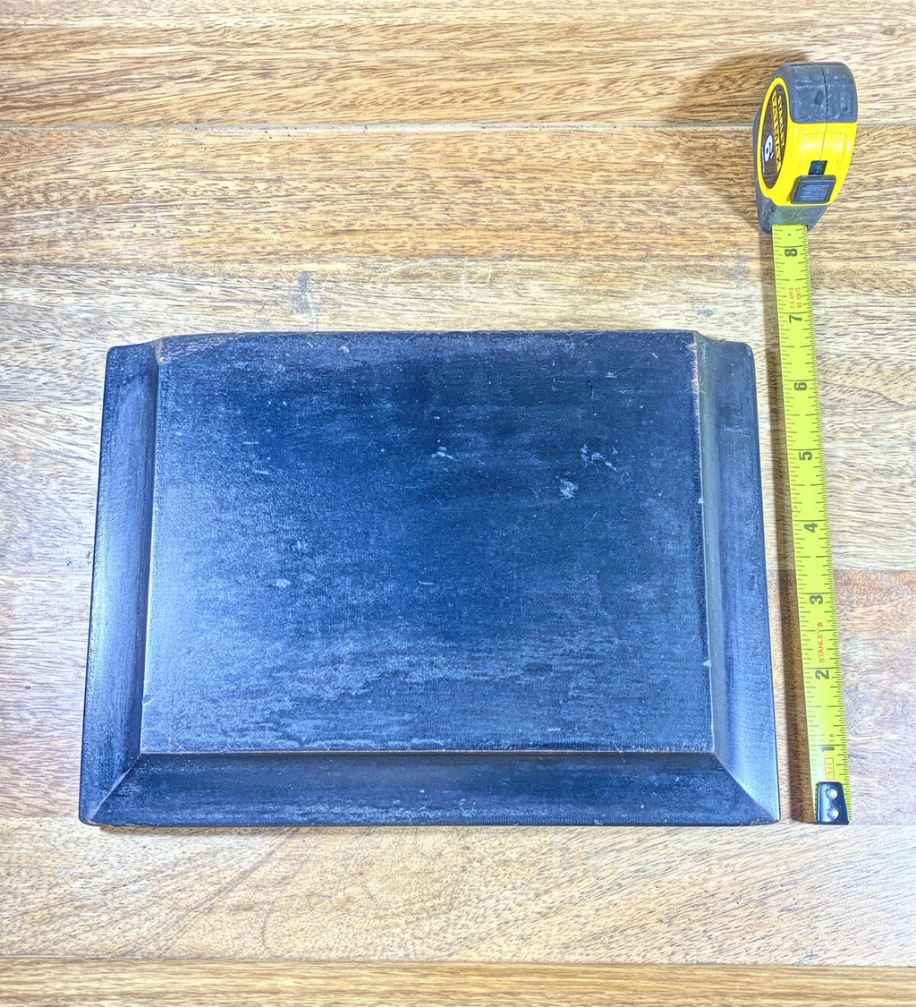 Black Mantel Clock Top 6 1/2 X 9 Inches      (LL5236)