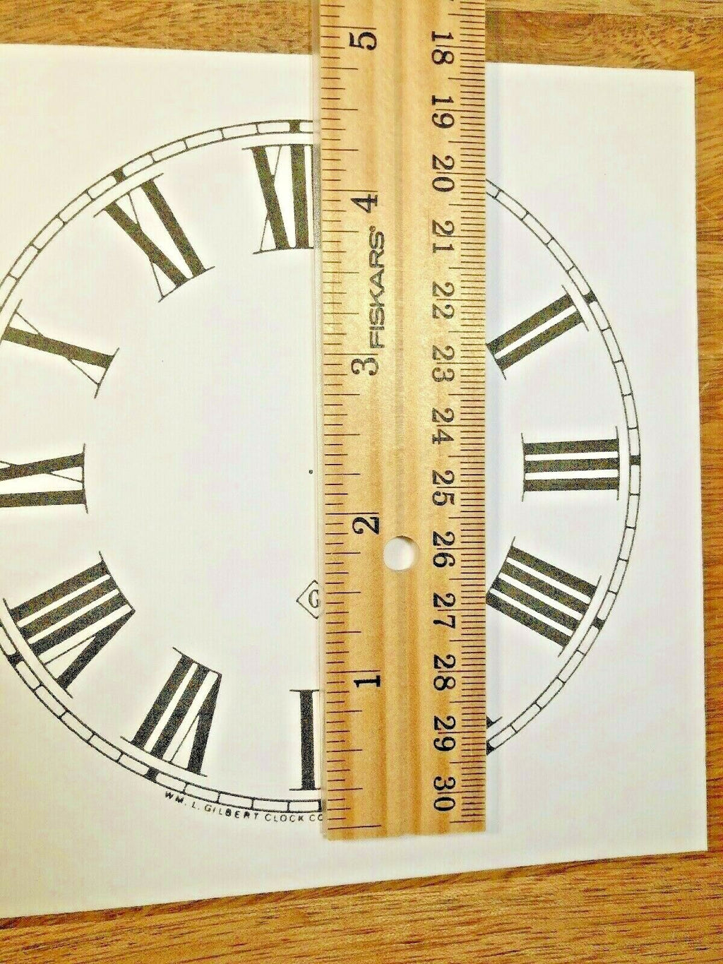 4 1/2" Gilbert Clock Paper Dial             (Lot 177)