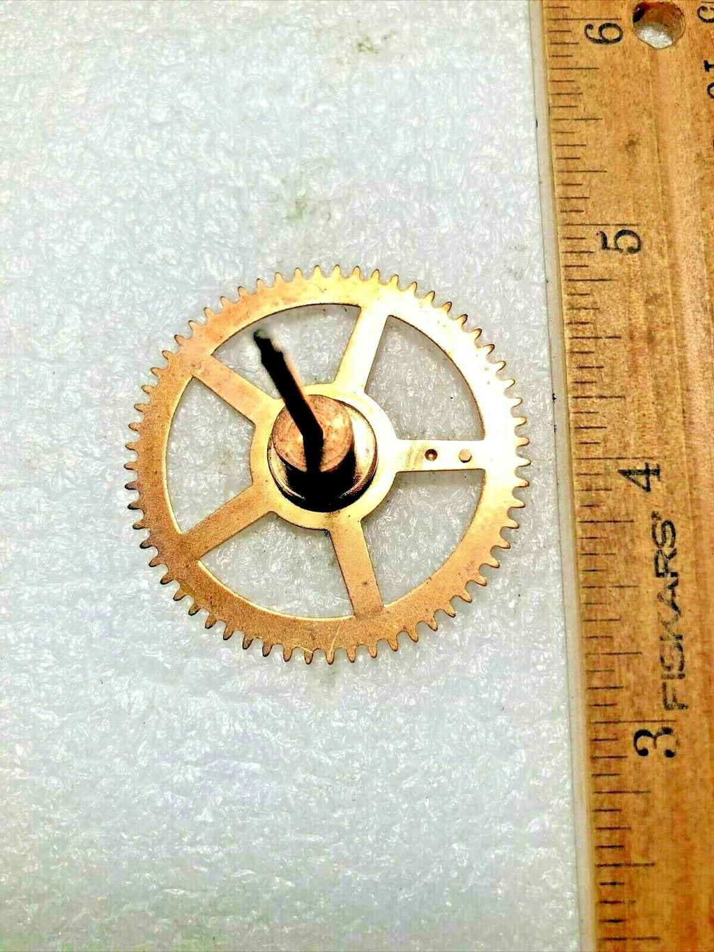 Old Sessions Clock Movement Warning Wheel (See Pics To ID Mvmt) (K6565)