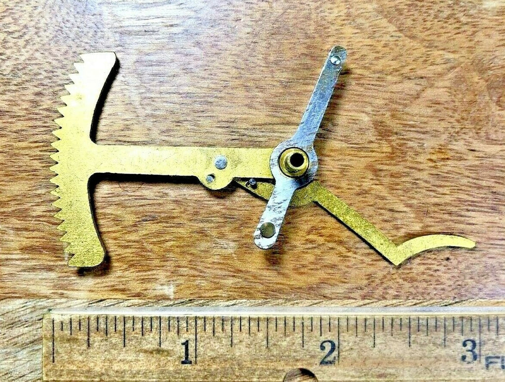 Old Kienzle Clock Movement Rack Assembly (See Pics To ID Mvmt) (K6805)