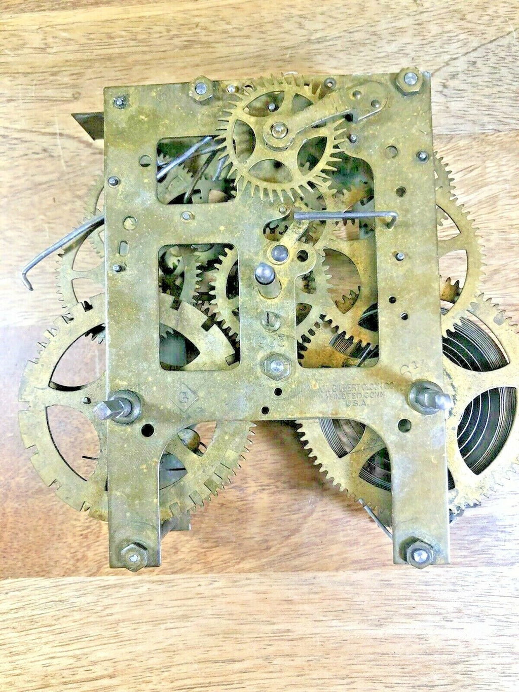 Old Gilbert 8 Day Clock Movement Fan Assembly  (K5612)