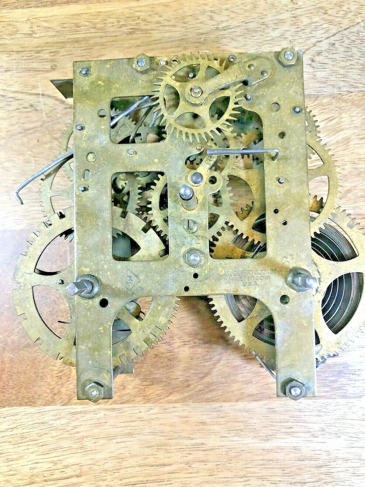Old Gilbert 8 Day Clock Movement Fan Assembly  (K5612)