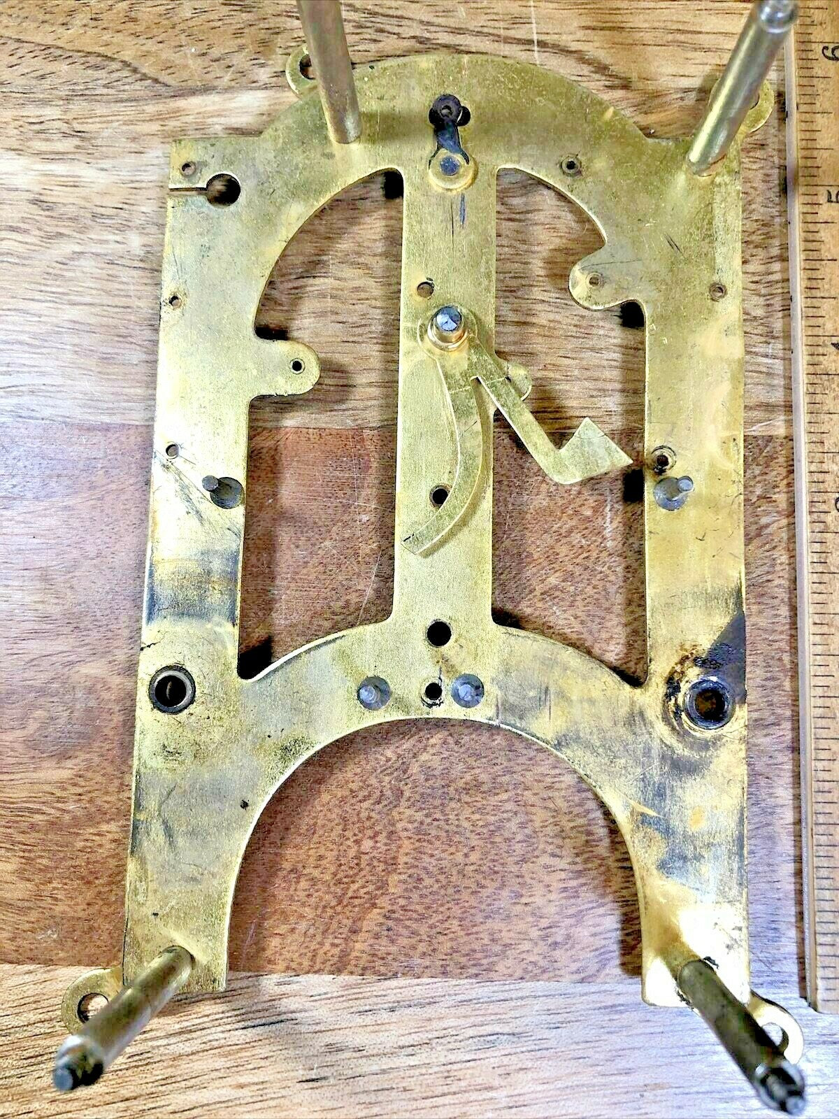 Made In Japan Clock Movement Back Plate (Pivot Holes Look Good) (K6408)