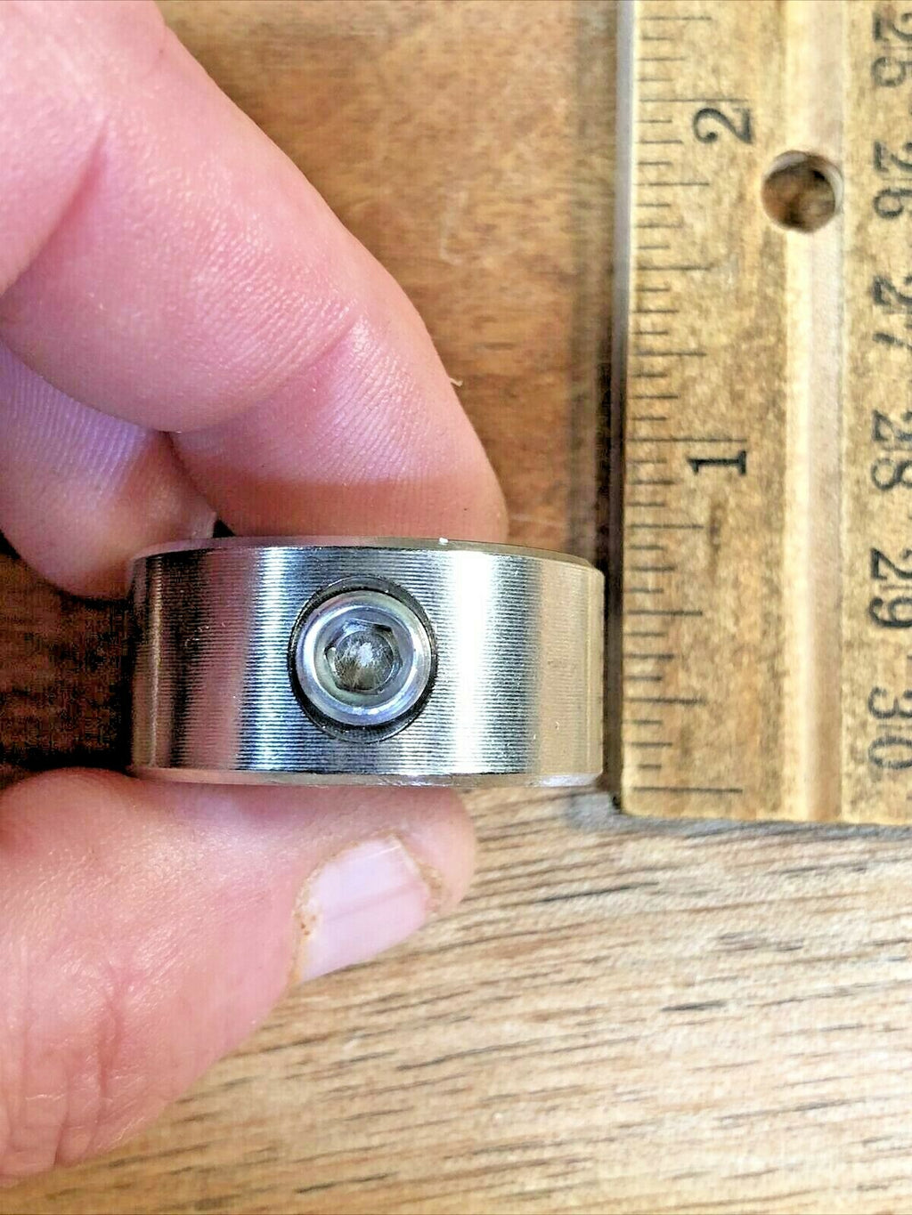 3/4 Inch Clamping Collar Stainless Steel And Zinc Plated With Set Screw (K7021)