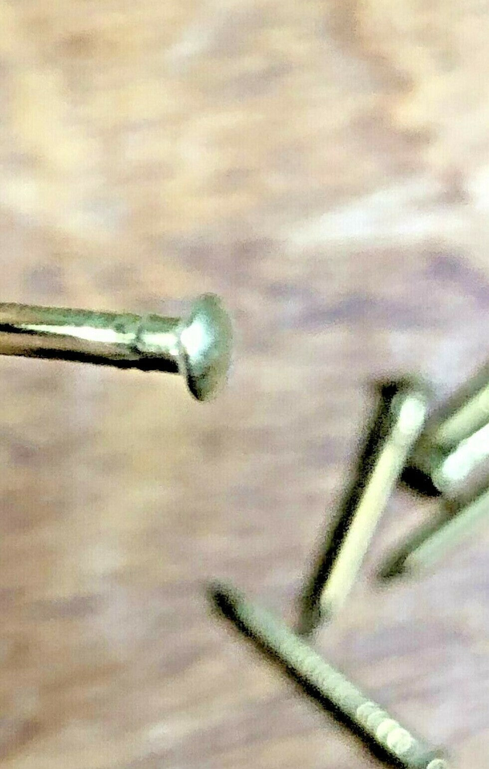 5/8 Inch Brass Clock Case Nails  (Used for Mounting Columns & Ornaments) (K5417)