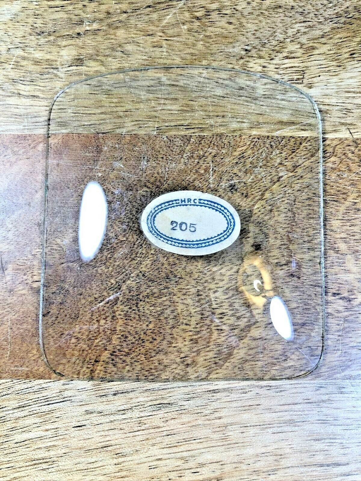 Irregular Shaped Convex Clock Glass (Stamped HRC 205) (K6243)