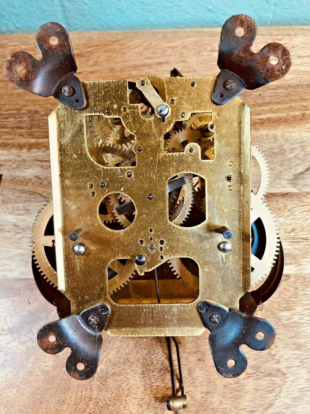 Korean Clock Movement Strike Side 5th Wheel (See Pics To ID Movement) (K6216)