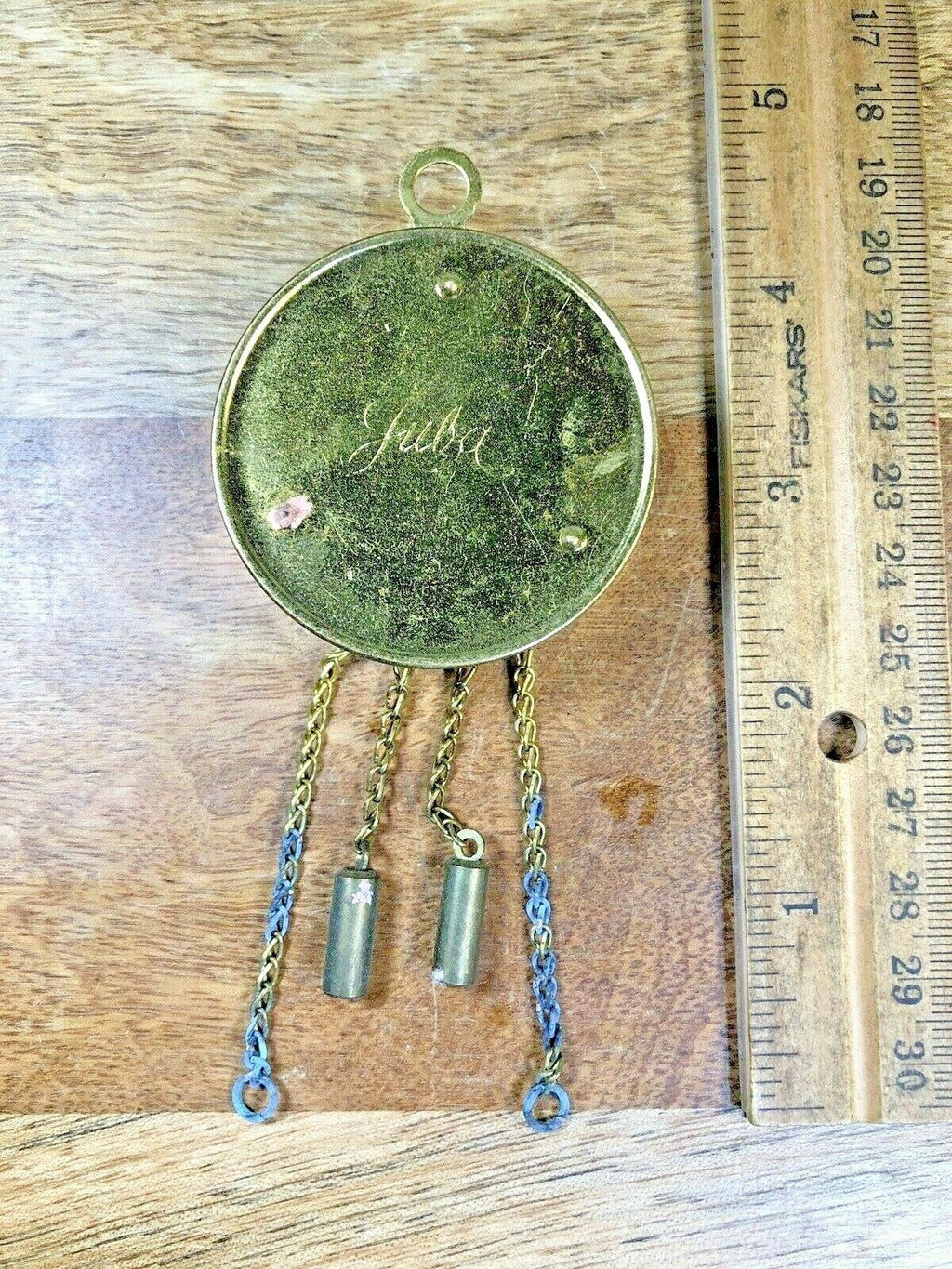 Vintage Small Juba Novelty Clock Movement Can (K6754)