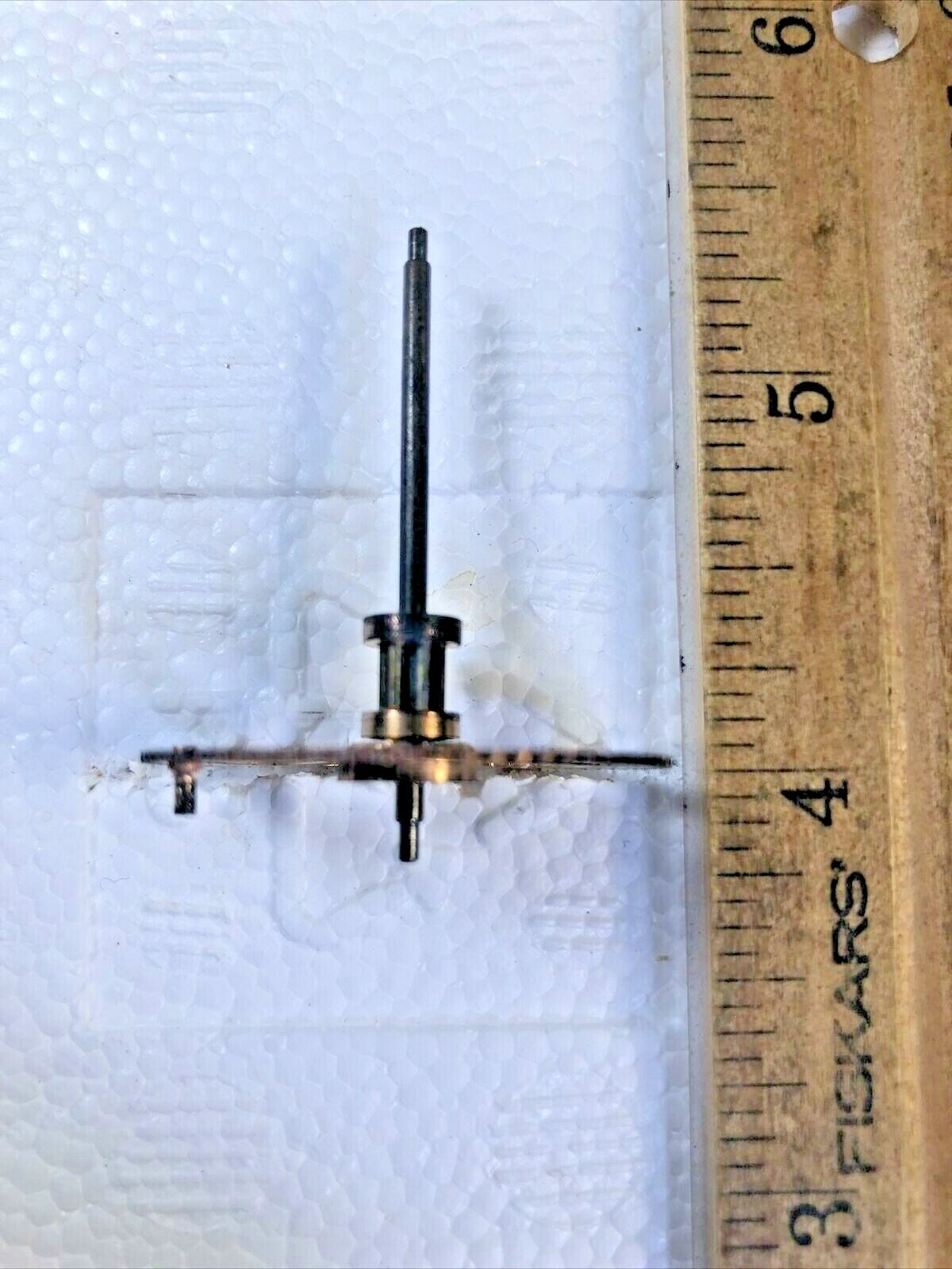 Old Solid Back Waterbury Clock Movement Warning Wheel (See Pics to ID) (K6537)