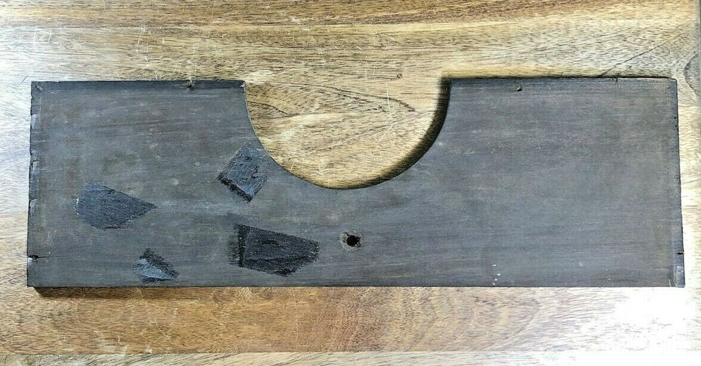 Black Mantel Clock Baseboard 15 5/16 Inch X 4 15/16 Inch    (LL5051)