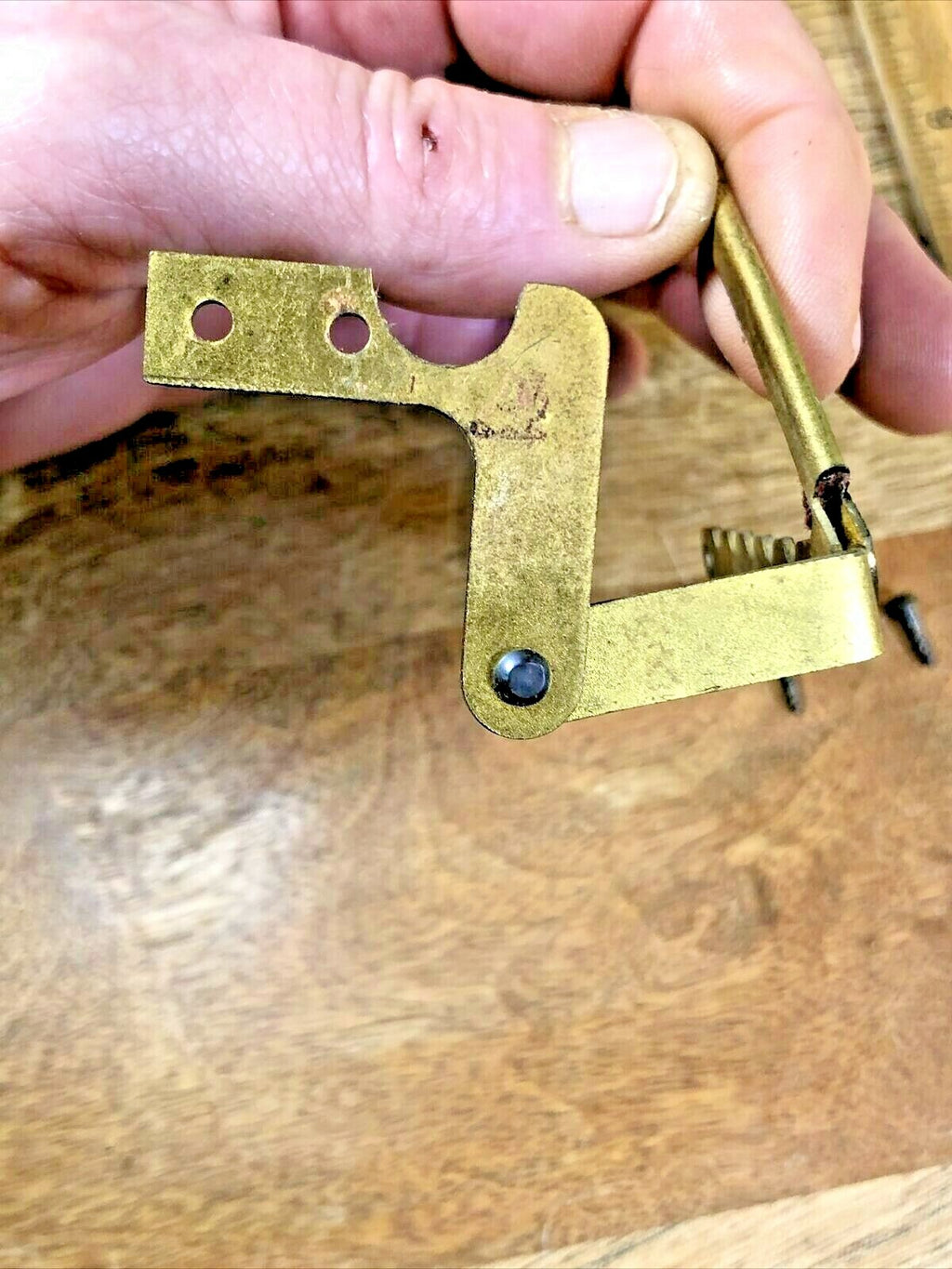 Old Kienzle Clock Chimes Transport Bracket (See Pics To ID Mvmt) (K6835)