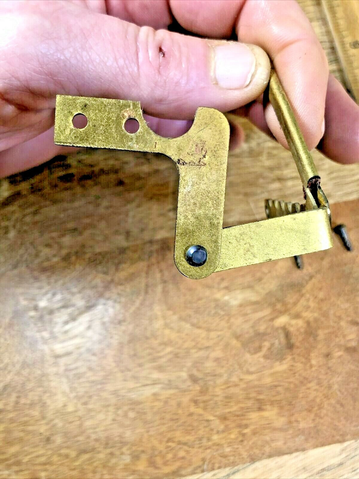 Old Kienzle Clock Chimes Transport Bracket (See Pics To ID Mvmt) (K6835)