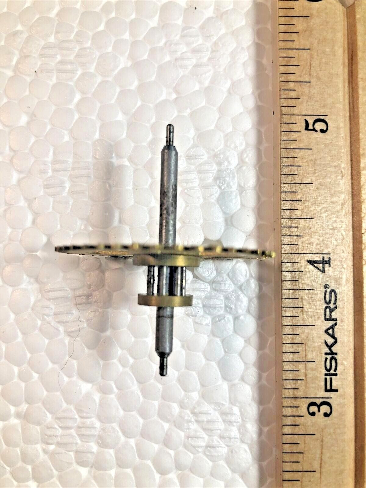 Old Ingraham (Stamped 7 01) Clock Time Side 4th Wheel (See Pics To ID) (K7260)