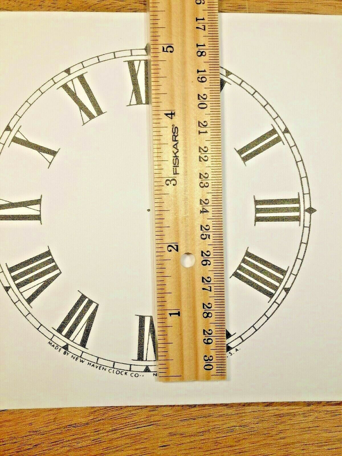 5" New Haven Clock Paper Dial, Roman             (Lot 178)