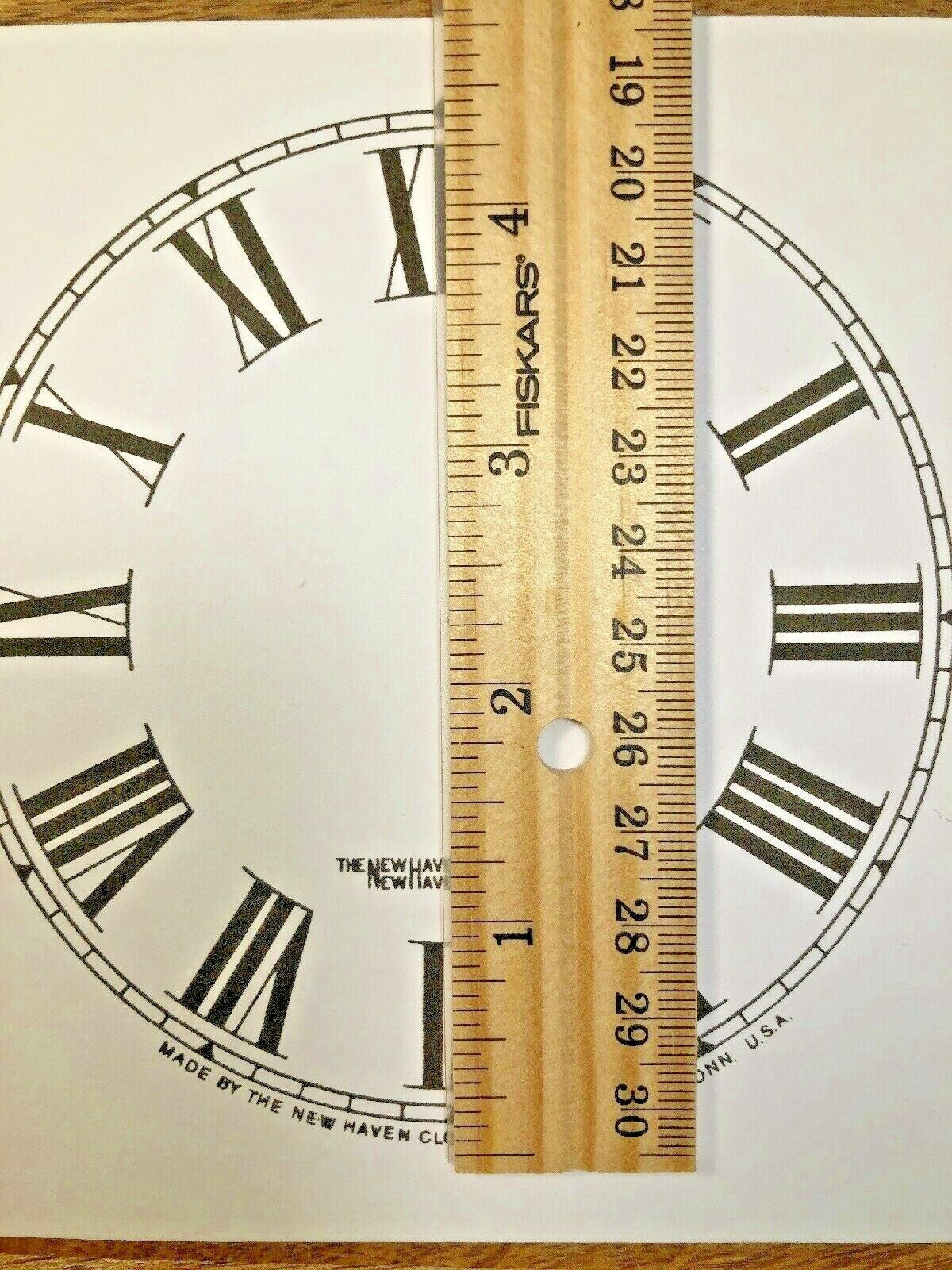 4 1/2" New Haven Clock Paper Dial, Roman Numeral             (Lot 182)