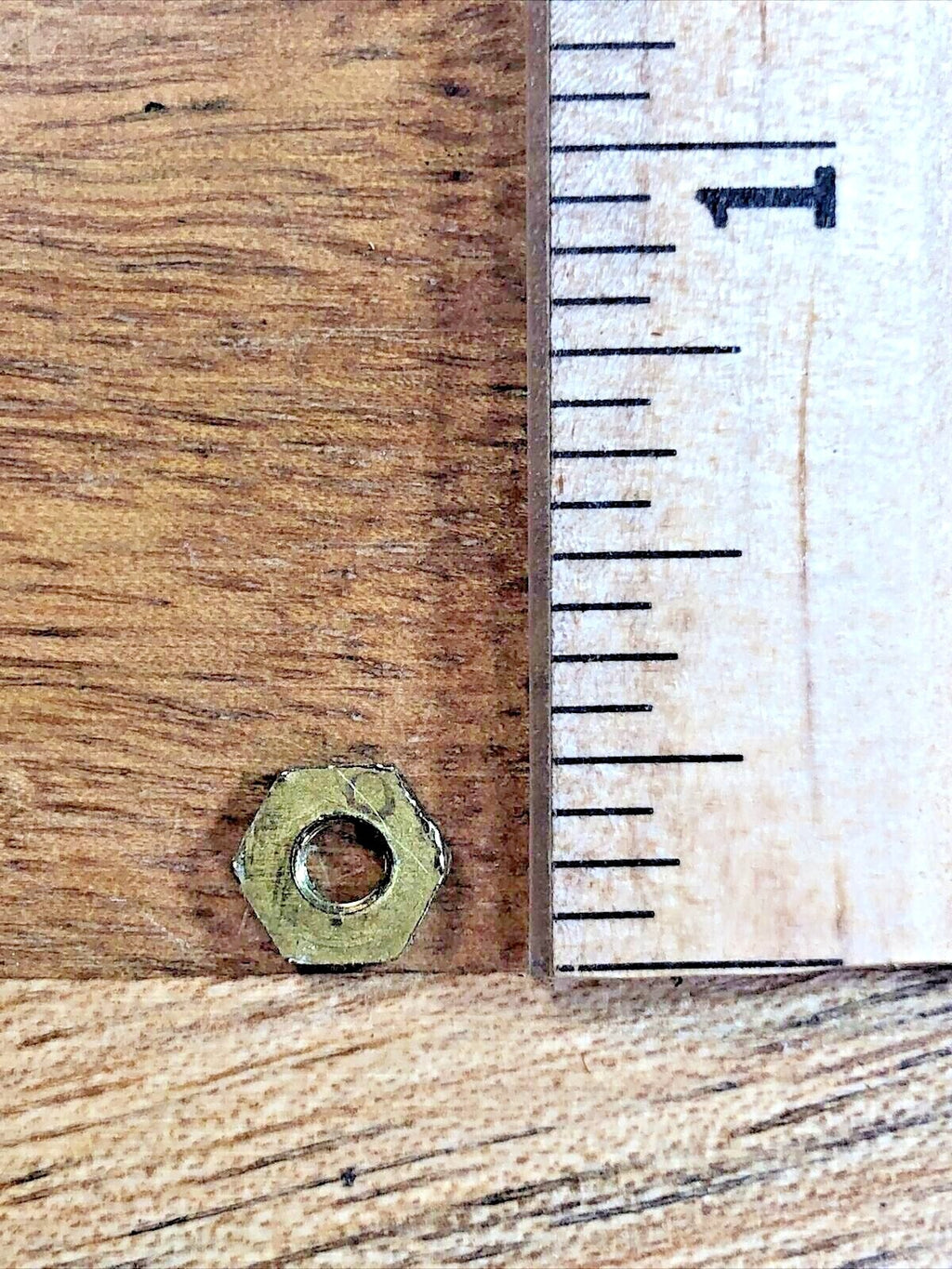 Old Ingraham (Stamped 7 01) Clock Movement Nut (See Pics To ID) (K7254)