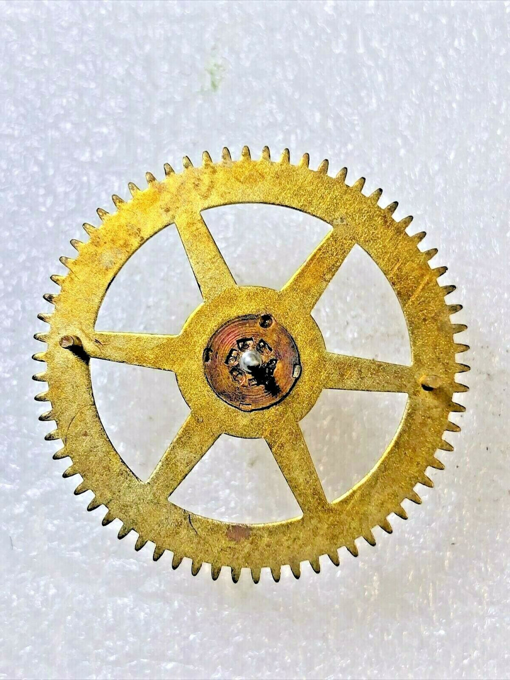 New Haven Clock Movement Strike Side Warning Wheel (See Pics to ID Mvmt) (K5859)