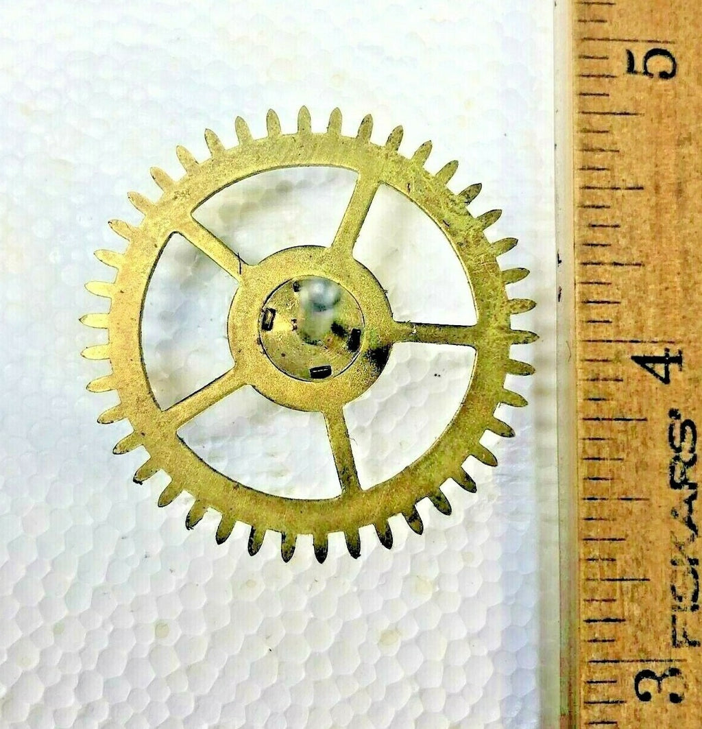 Seth Thomas 89AL Clock Movement Time Side 3rd Wheel (See Pics To ID Mvmt) (K7100