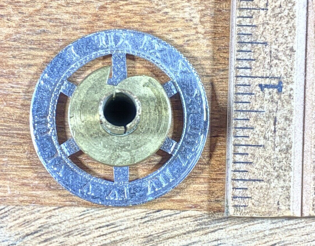 Old Kitchen Clock Alarm Setting Wheel (Unknown Make)    (KD106)