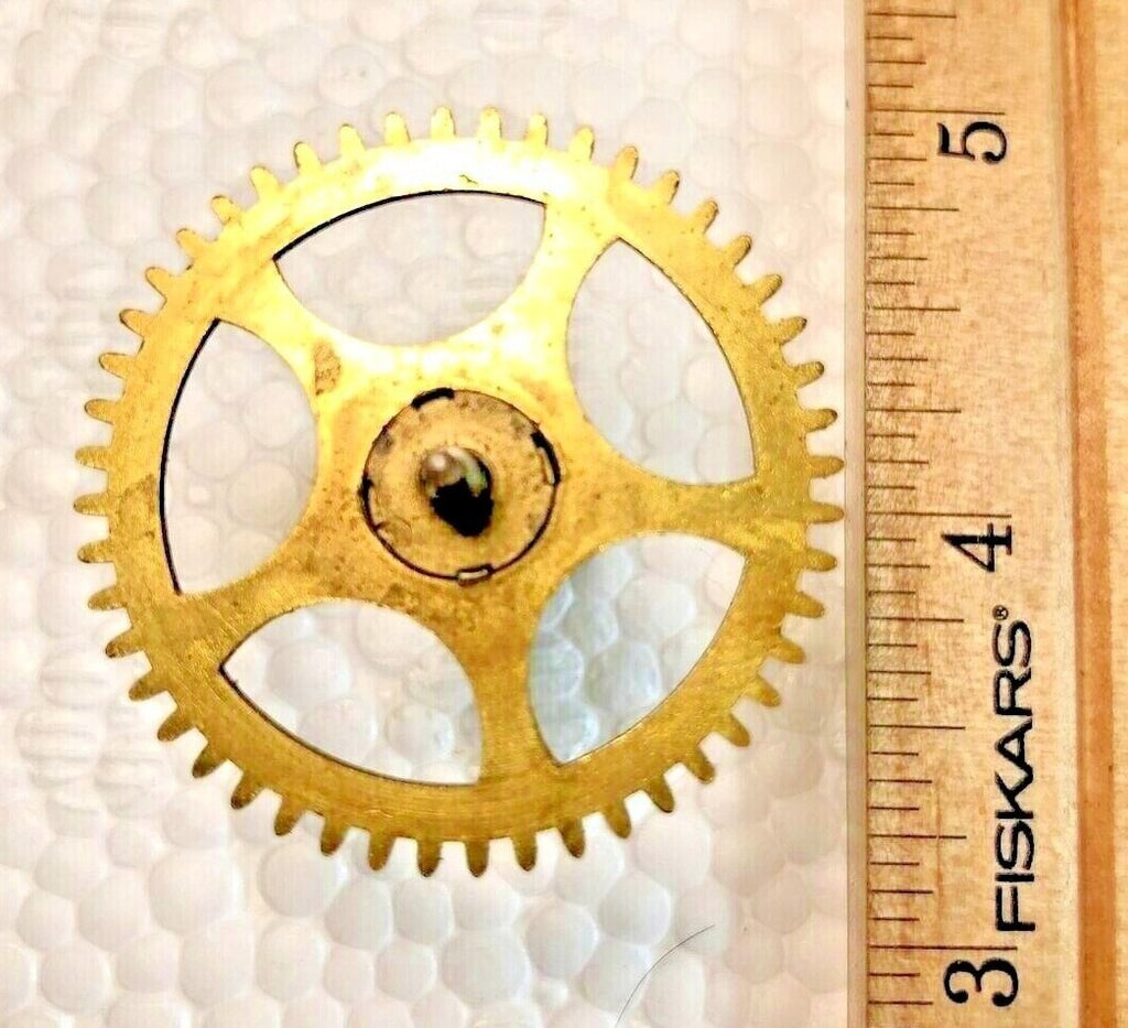 Gilbert Clock Movement (Stamped 18) Time Side 3rd Wheel (See Pics to ID) (K7293)