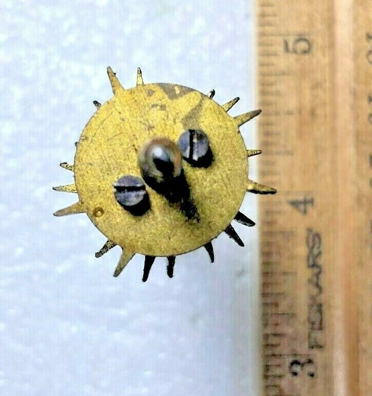 Old Kienzle Clock Movement Chime Drum (See Pics To ID Mvmt) (K6792)