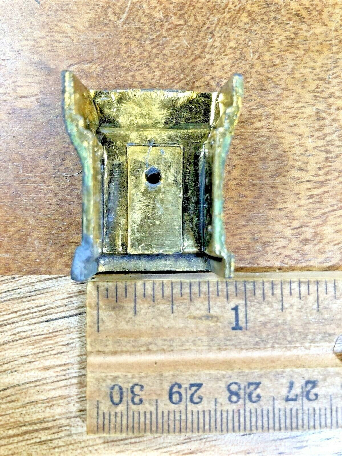 Antique Square Mantel Clock Column Capitol (Top) Or Base                 (K6680)