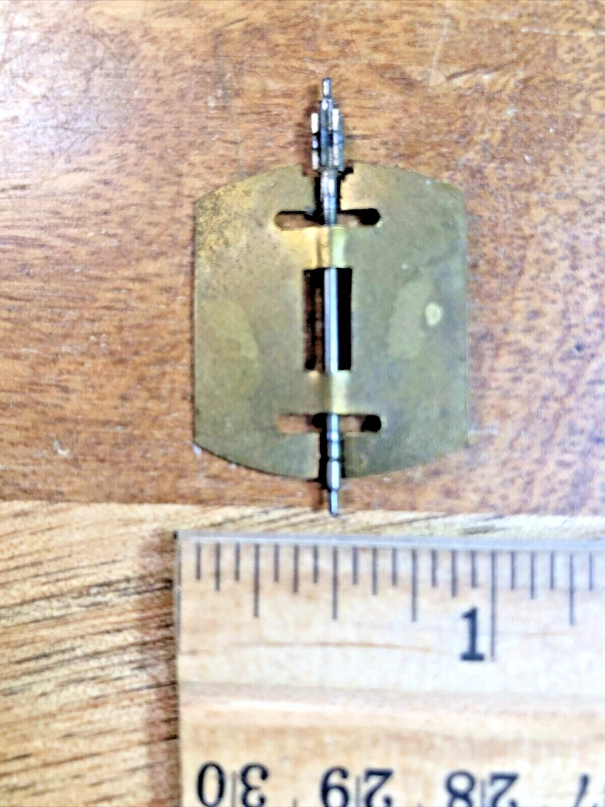 Old Waterbury "Marvel" Clock Movement Fan Assembly (See Pics To ID Mvmt) (K7656)