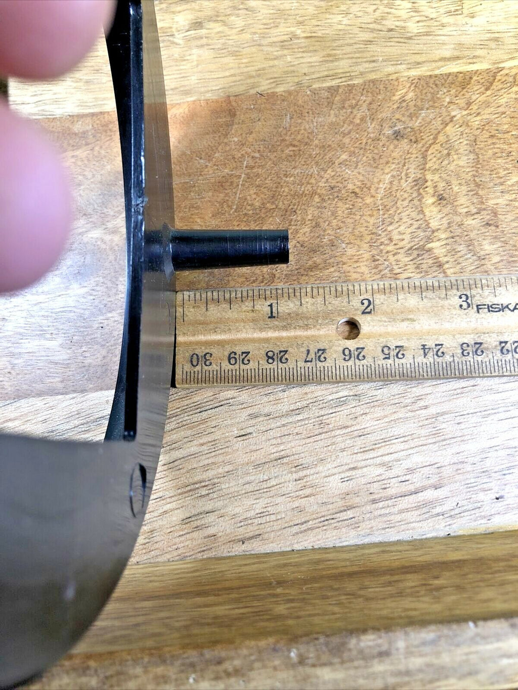 Plastic Mantel Clock Back Door For Quartz Clock Movements (K5985)