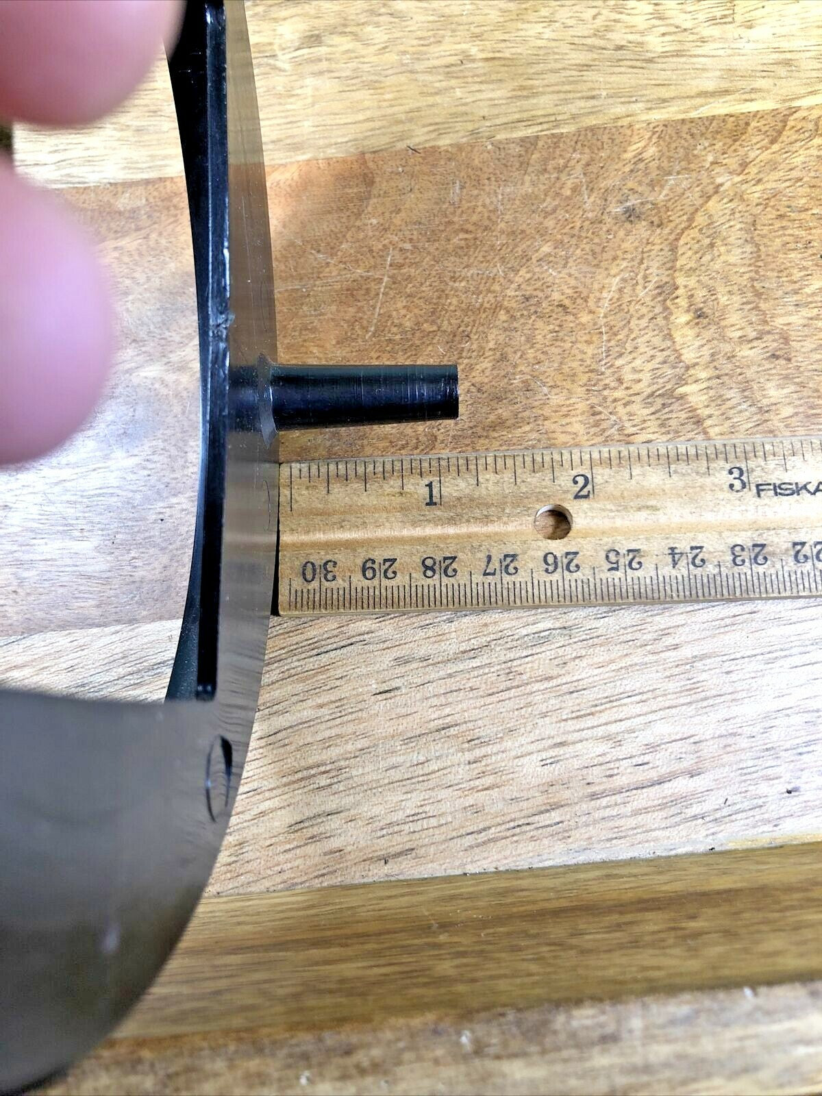 Plastic Mantel Clock Back Door For Quartz Clock Movements (K5985)