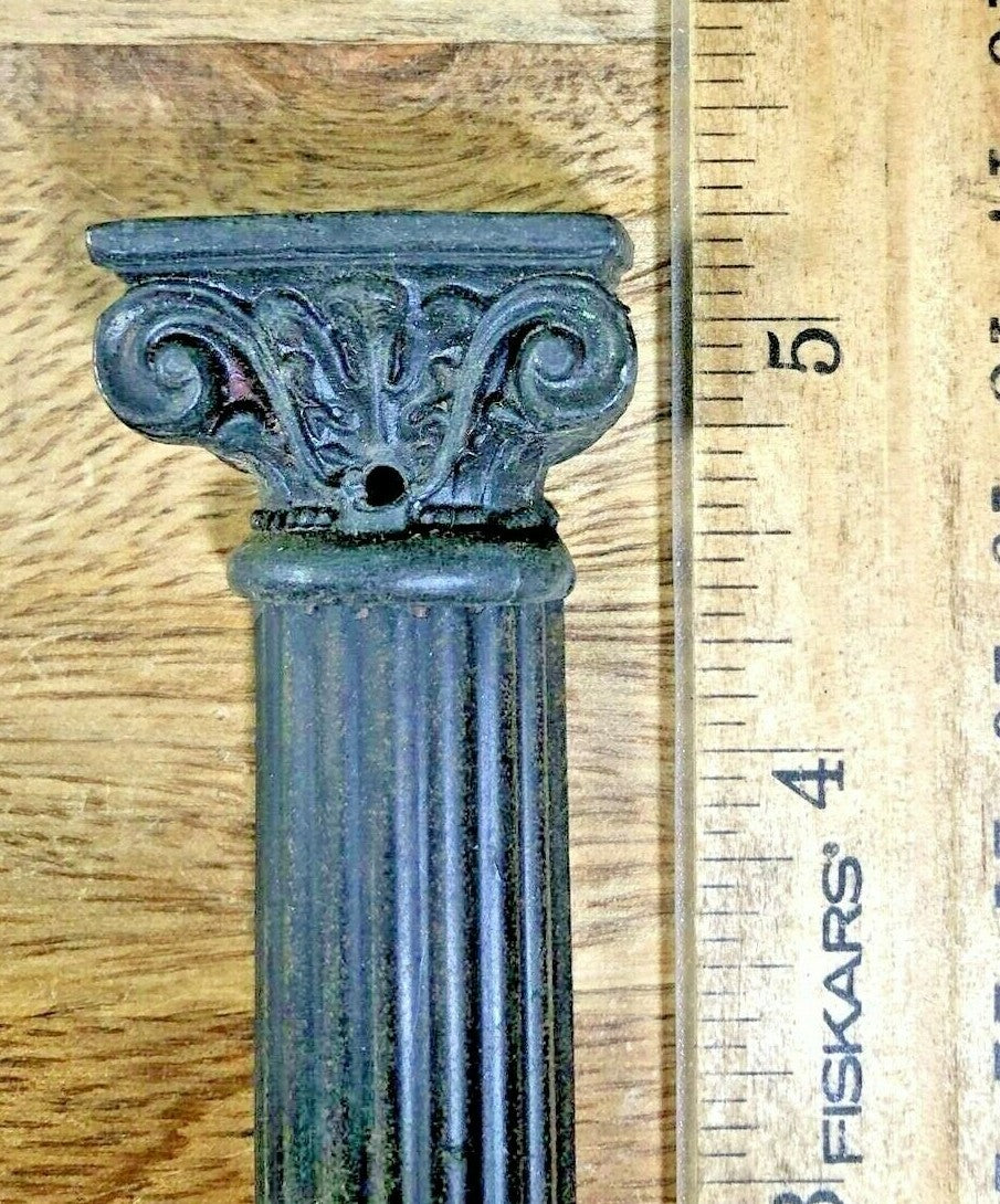Old  5 3/16 Inch Tall Mantel Clock Column (K5291)