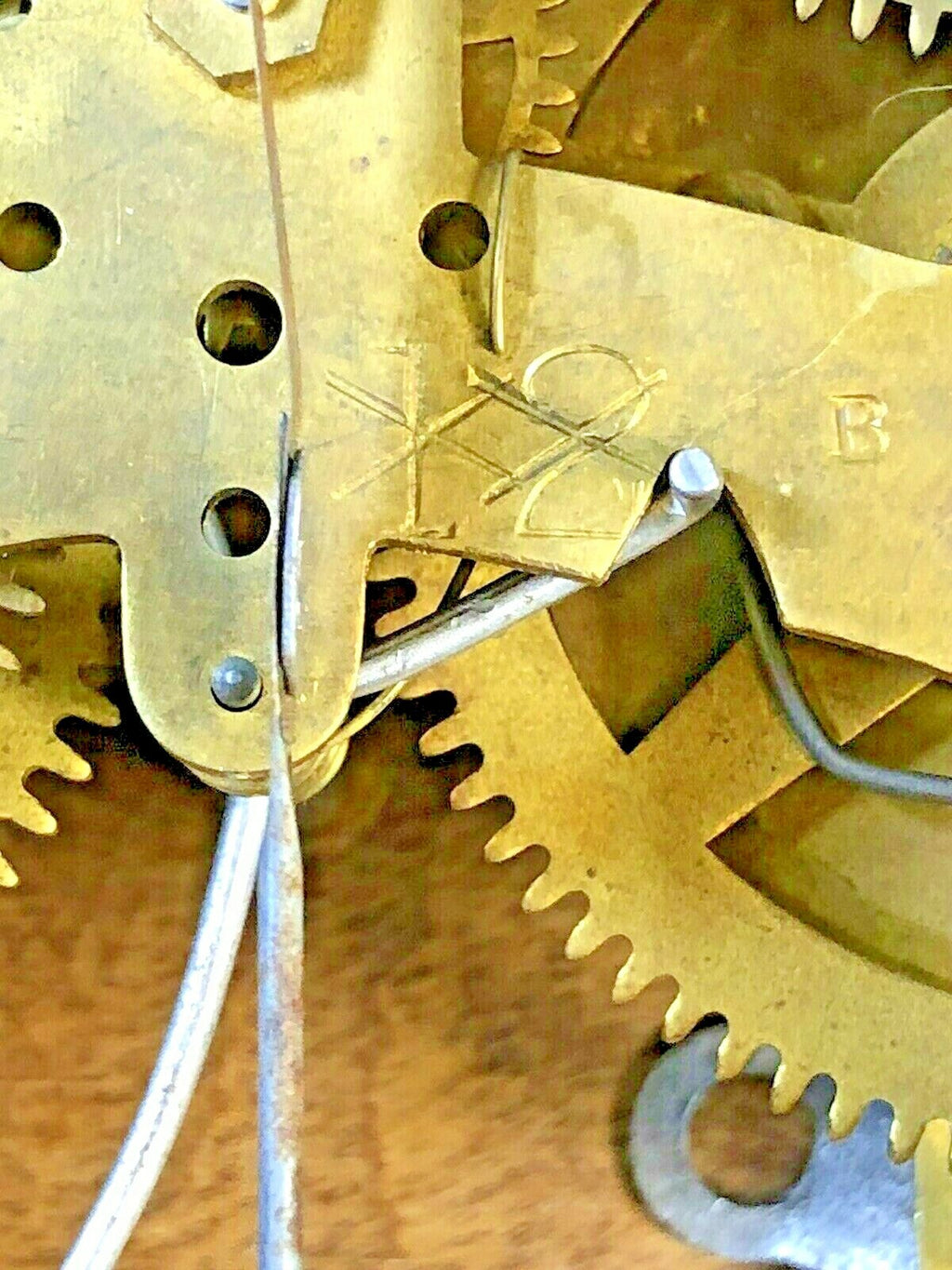 New Haven Clock Time Side 4th Wheel (See Pics to ID) - Vintage Clock Parts K5855